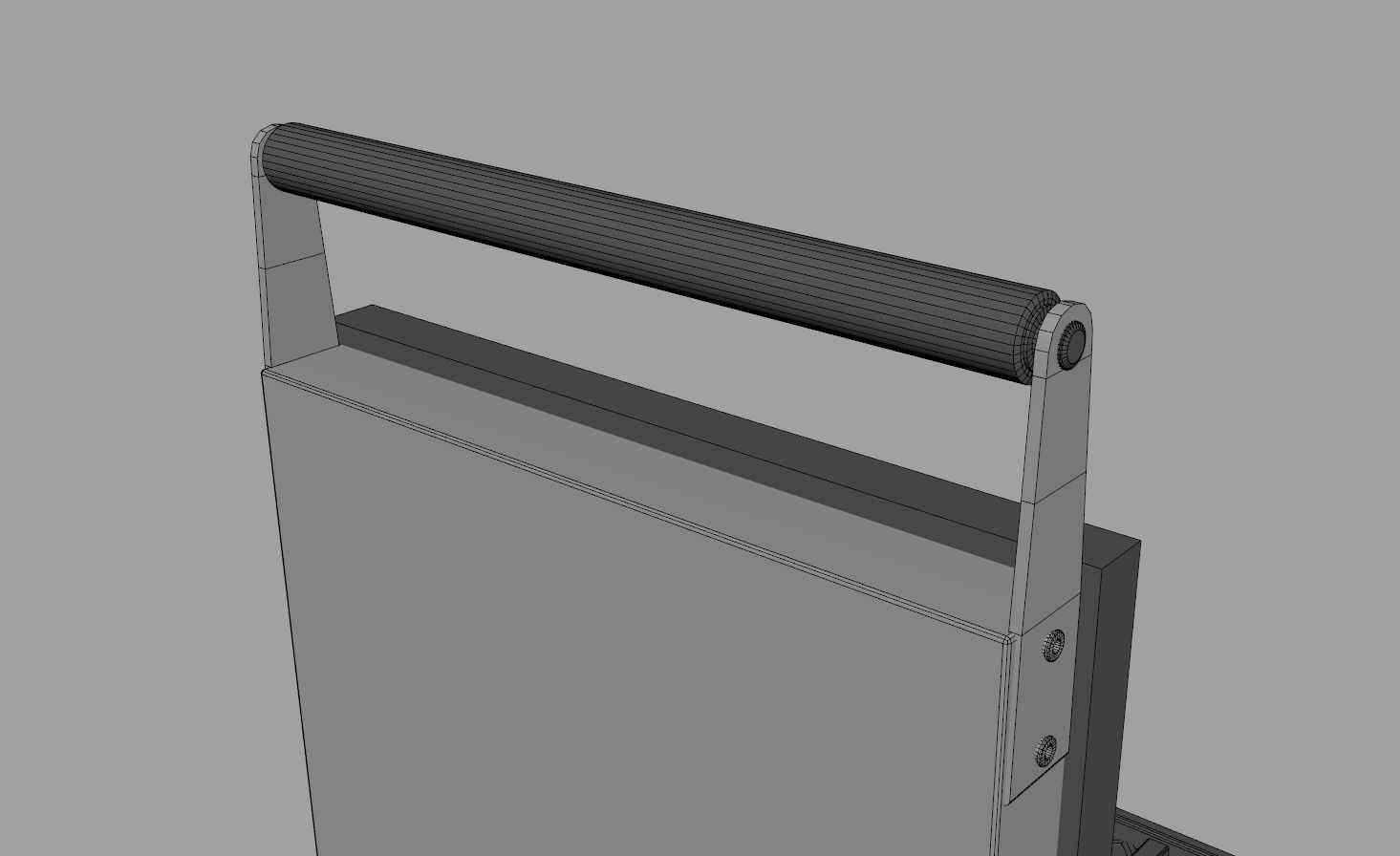 Square Waffle Maker 3D model_18