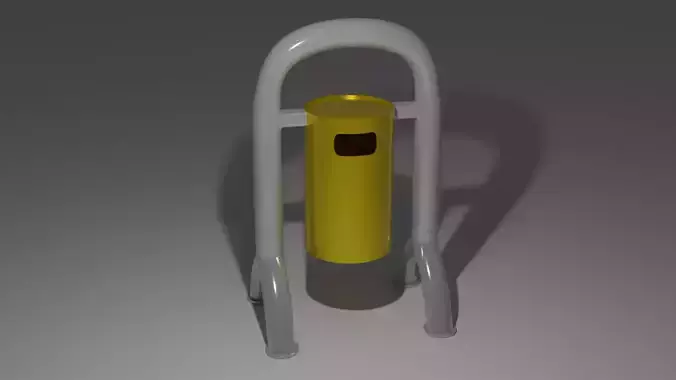 Animated Trash Can