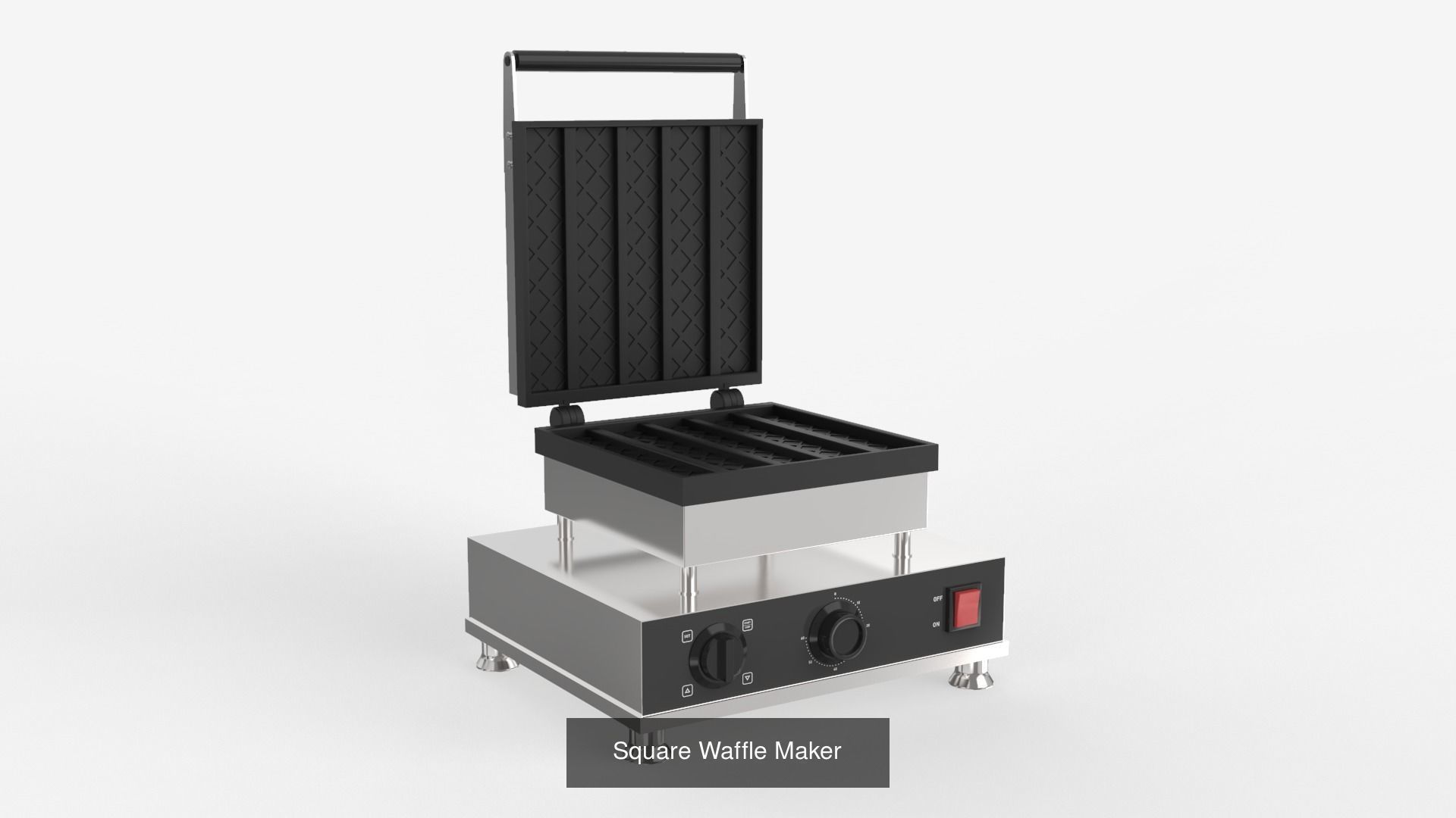 Waffle Makers 3D Model Collection_2