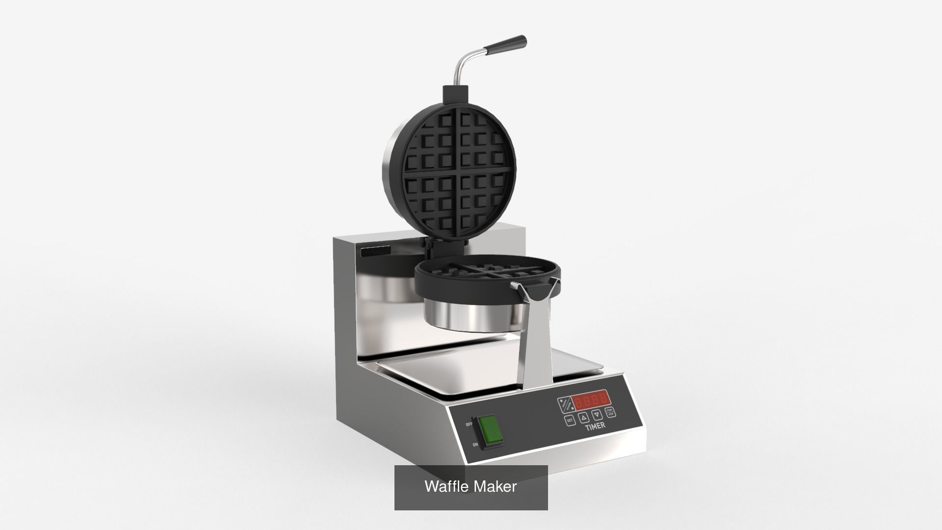 Waffle Makers 3D Model Collection_1