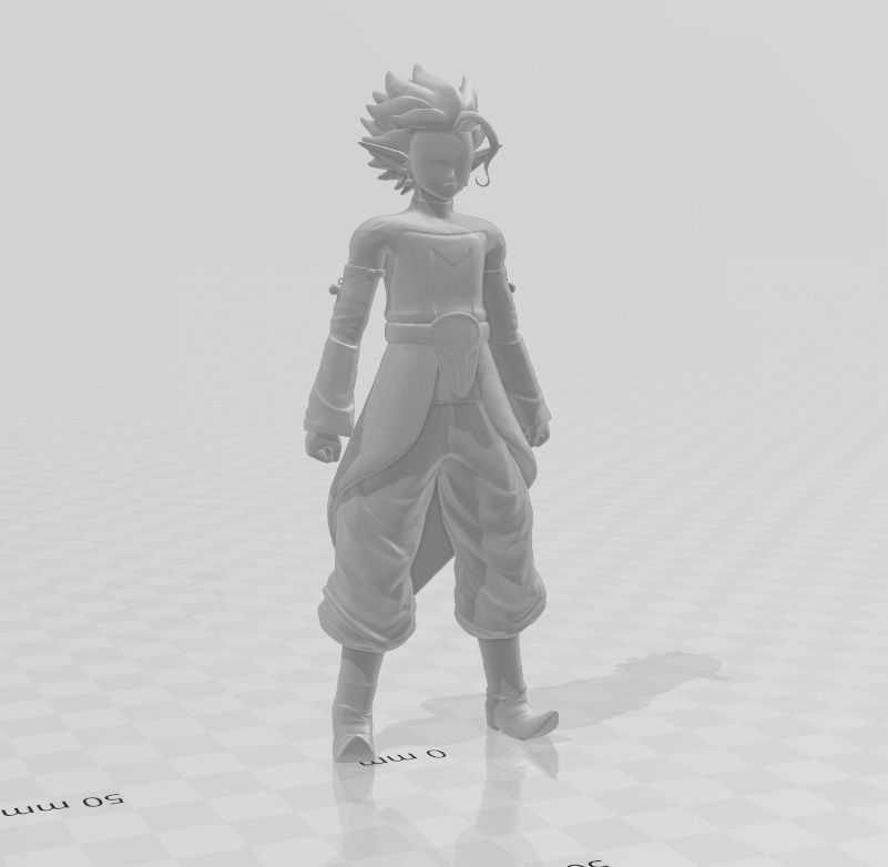 Chamel 3D Model dragon ball character 3D print model_1