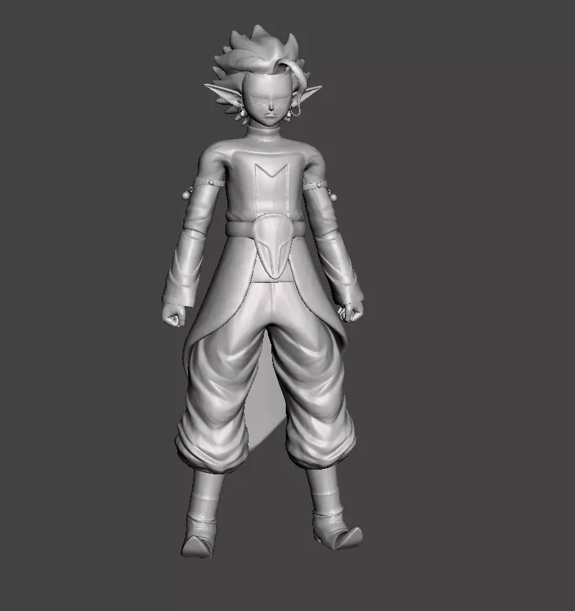 Chamel 3D Model dragon ball character 3D print model_0