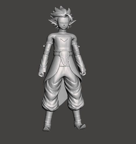 Chamel 3D Model dragon ball character 3D print model