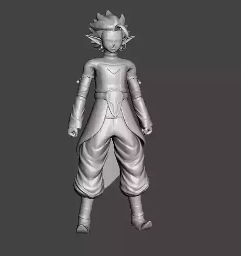 Chamel 3D Model dragon ball character