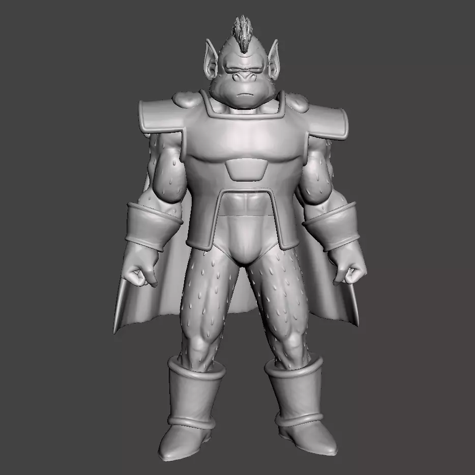 Guarana 3D Model armored man 3D print model_0
