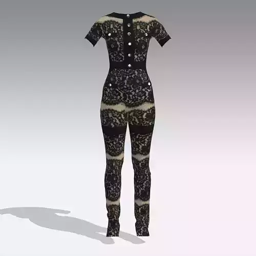 lace jumpsuit style look fashion