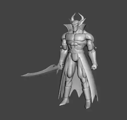 Demon God Dabura 3D Model 3D print model