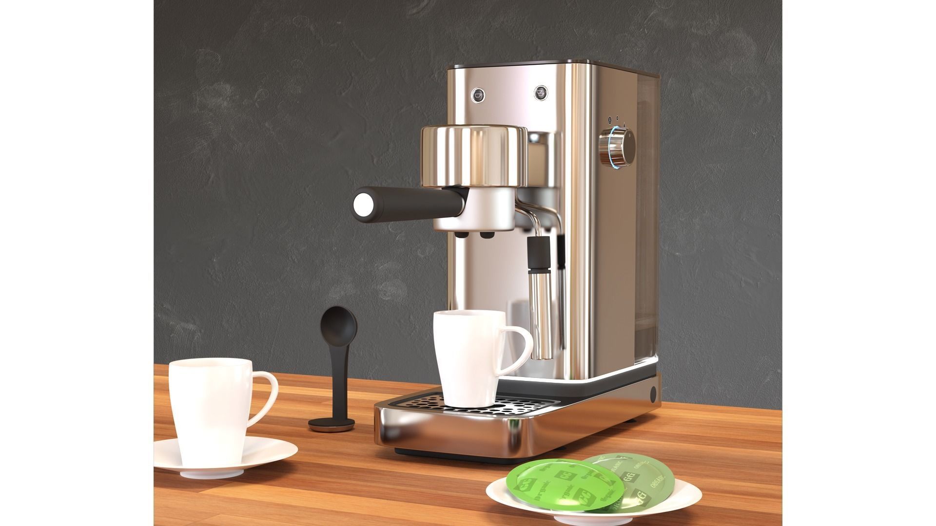 Espresso Coffee Maker - Lumero WMF 3D model_1