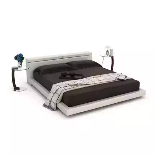 Bed With Nightstands
