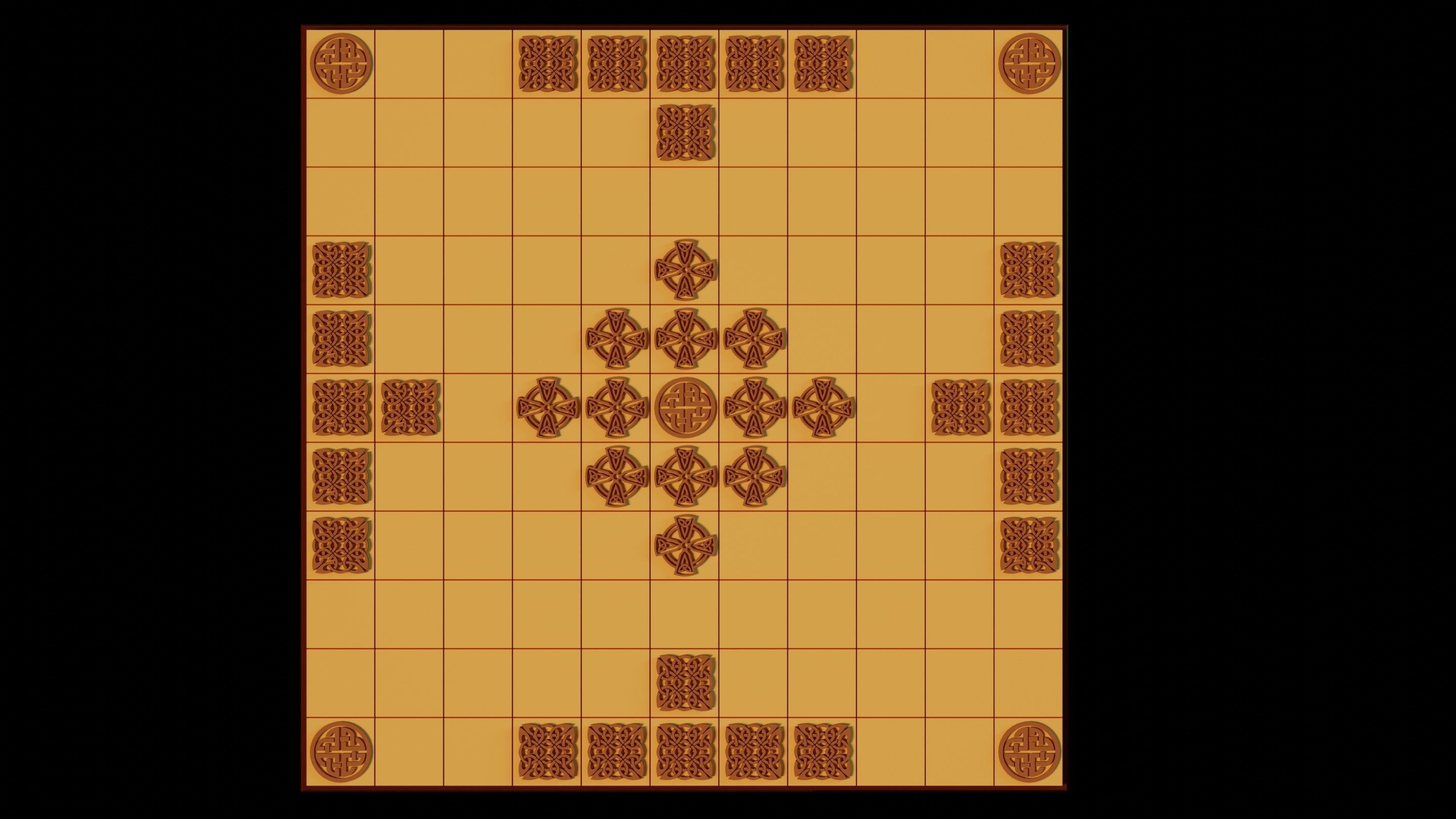 Hnefatafal stack of different colored boxes 3D print model_6