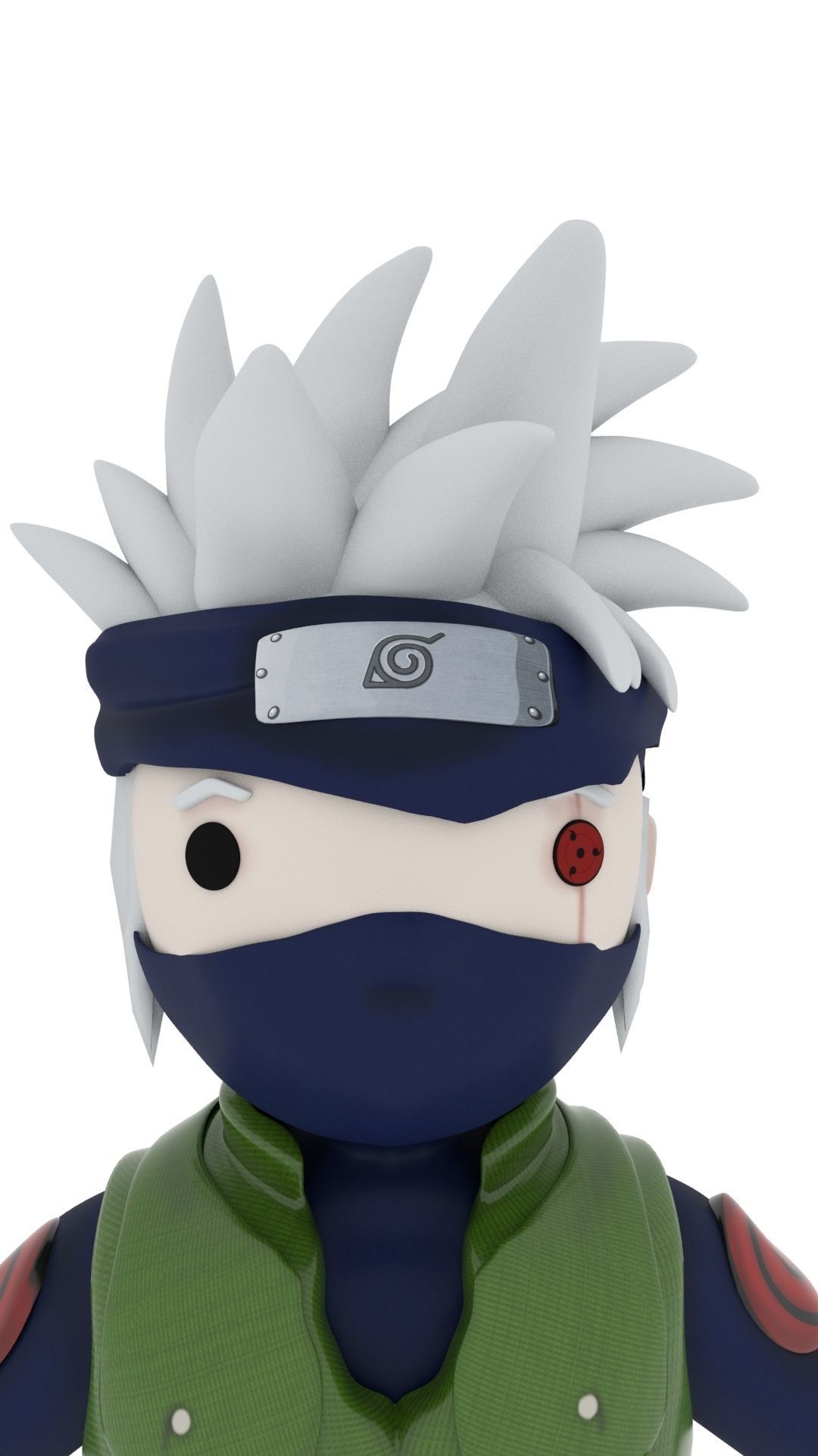 Kakashi Hatake Rig 3D model_5