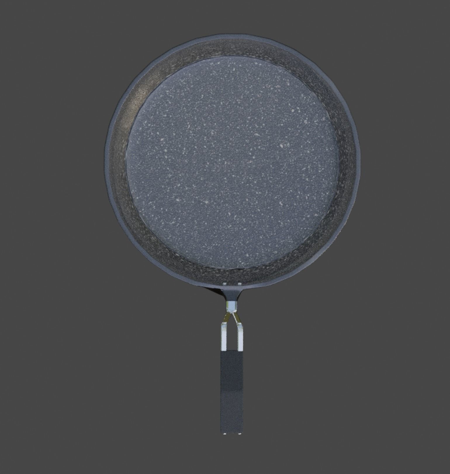 Modern Frying Pan 3D model_1
