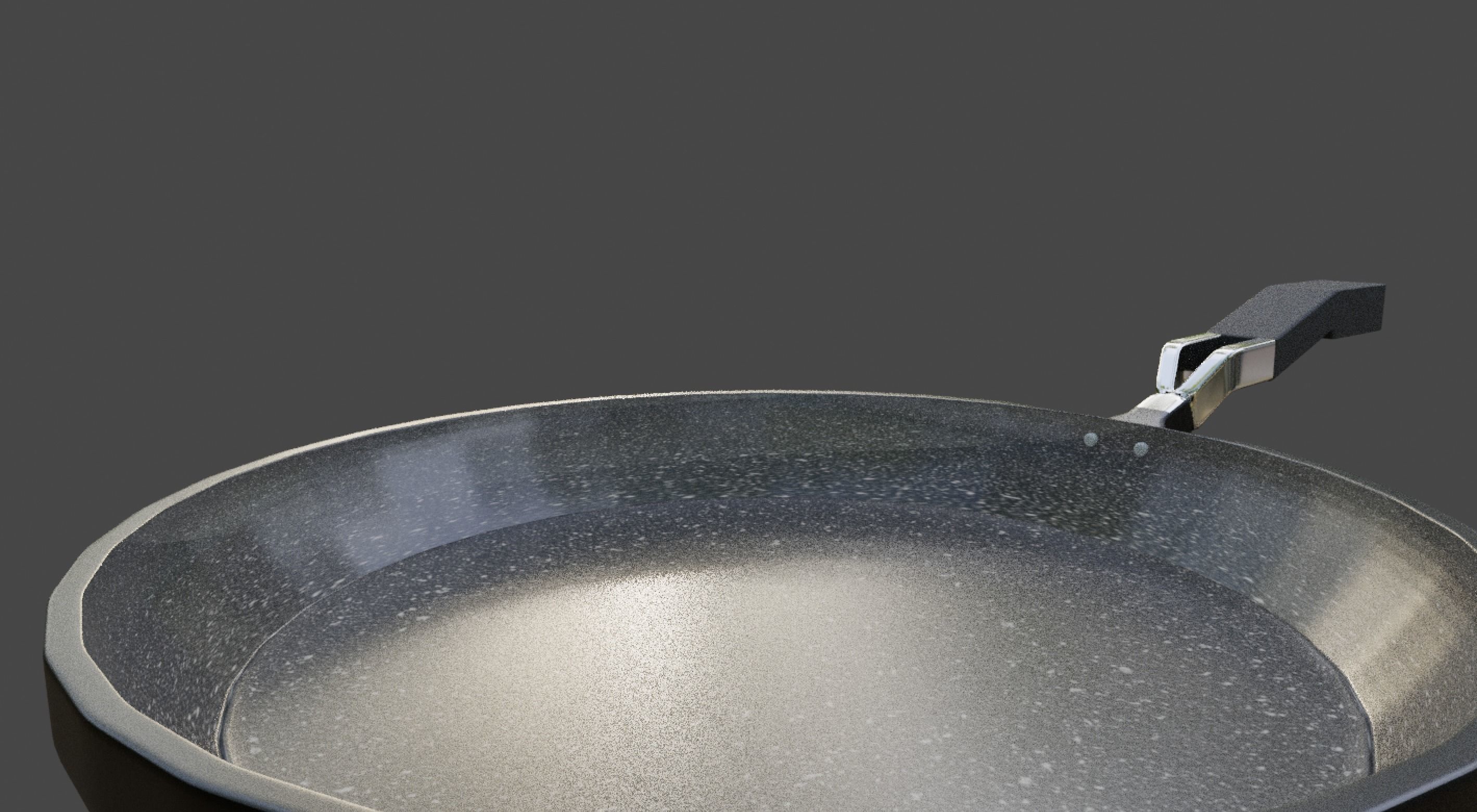 Modern Frying Pan 3D model_5