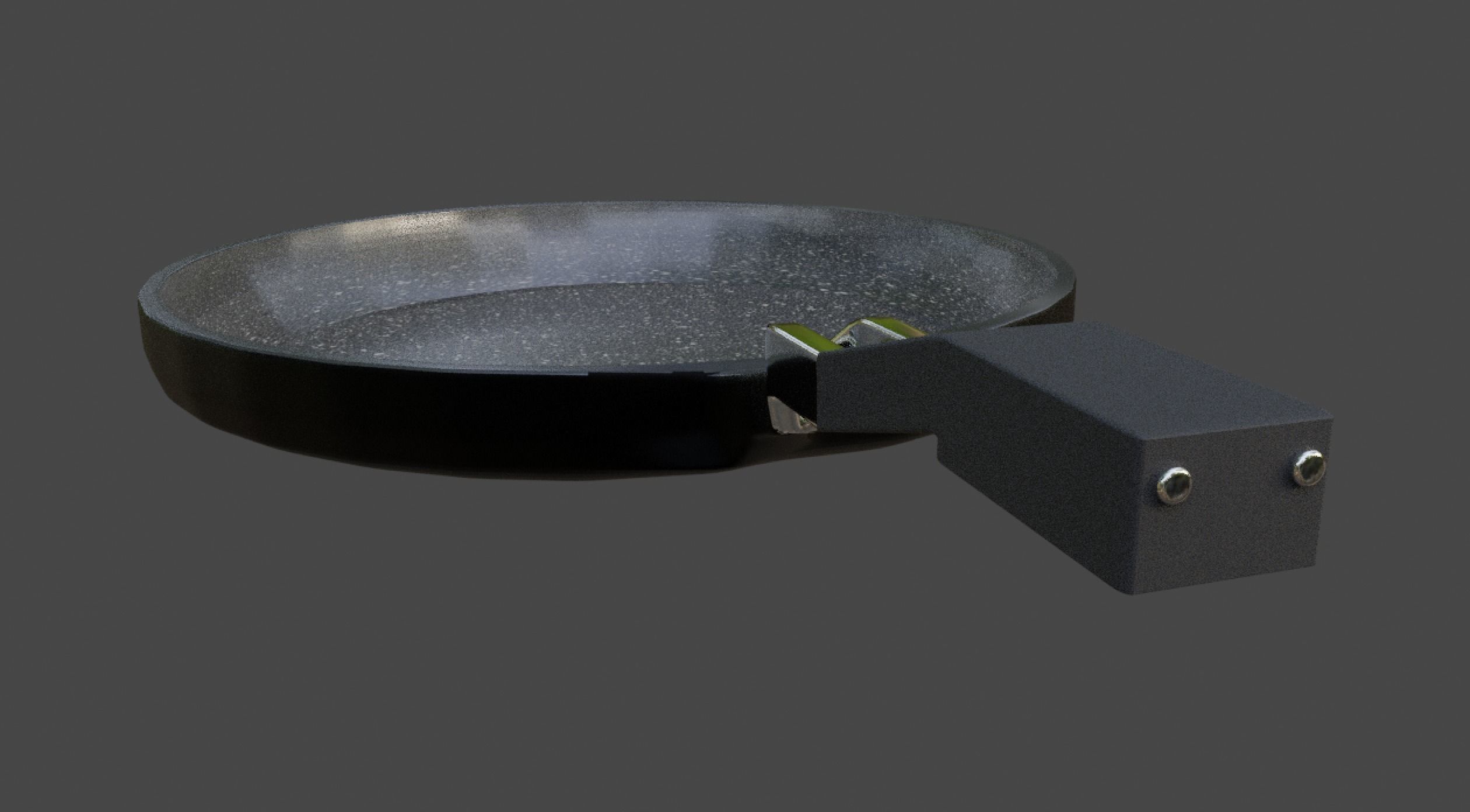Modern Frying Pan 3D model_3