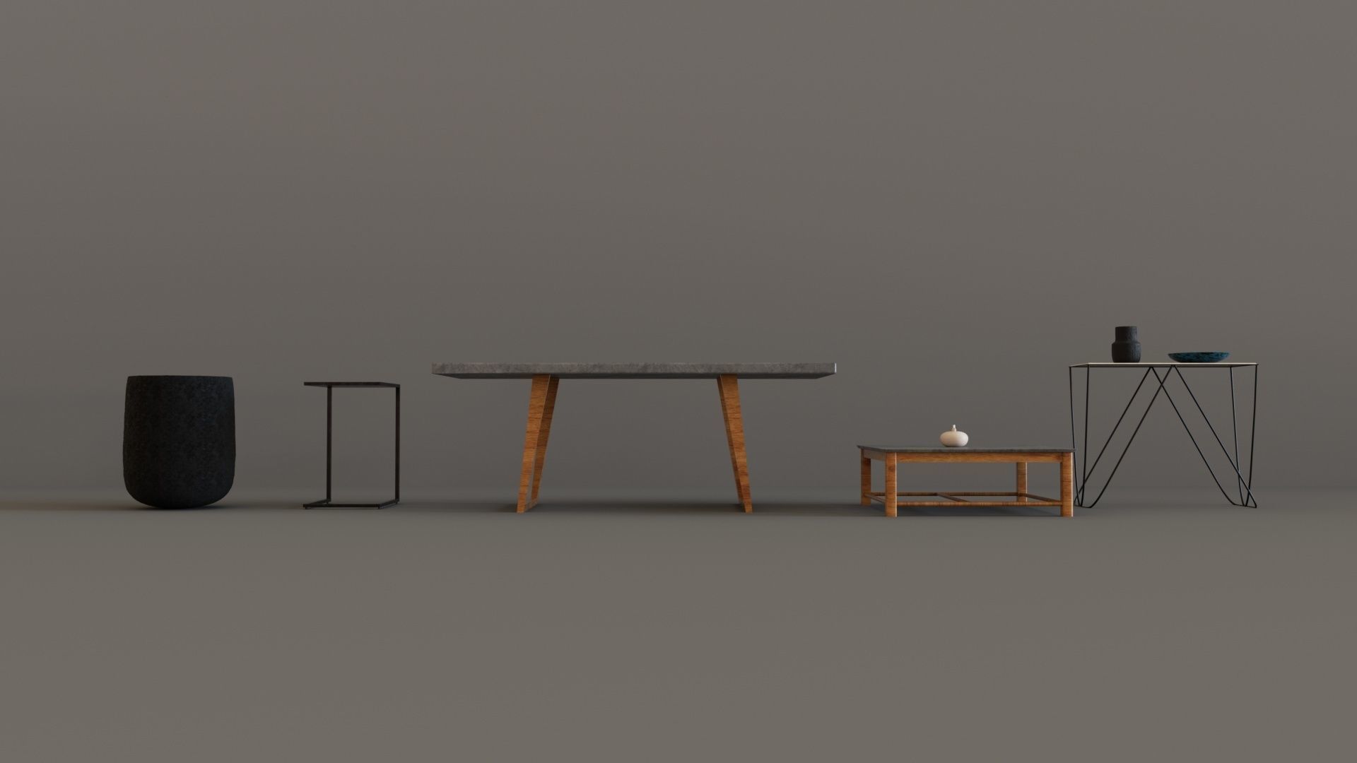 Exterior Furniture 3D model_2