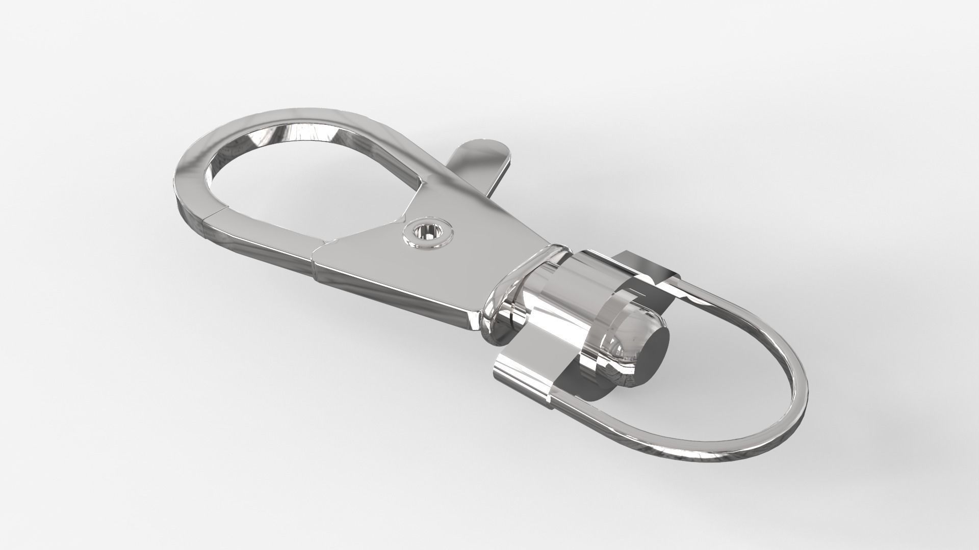 Steel Snap Hook 3D model | CGTrader