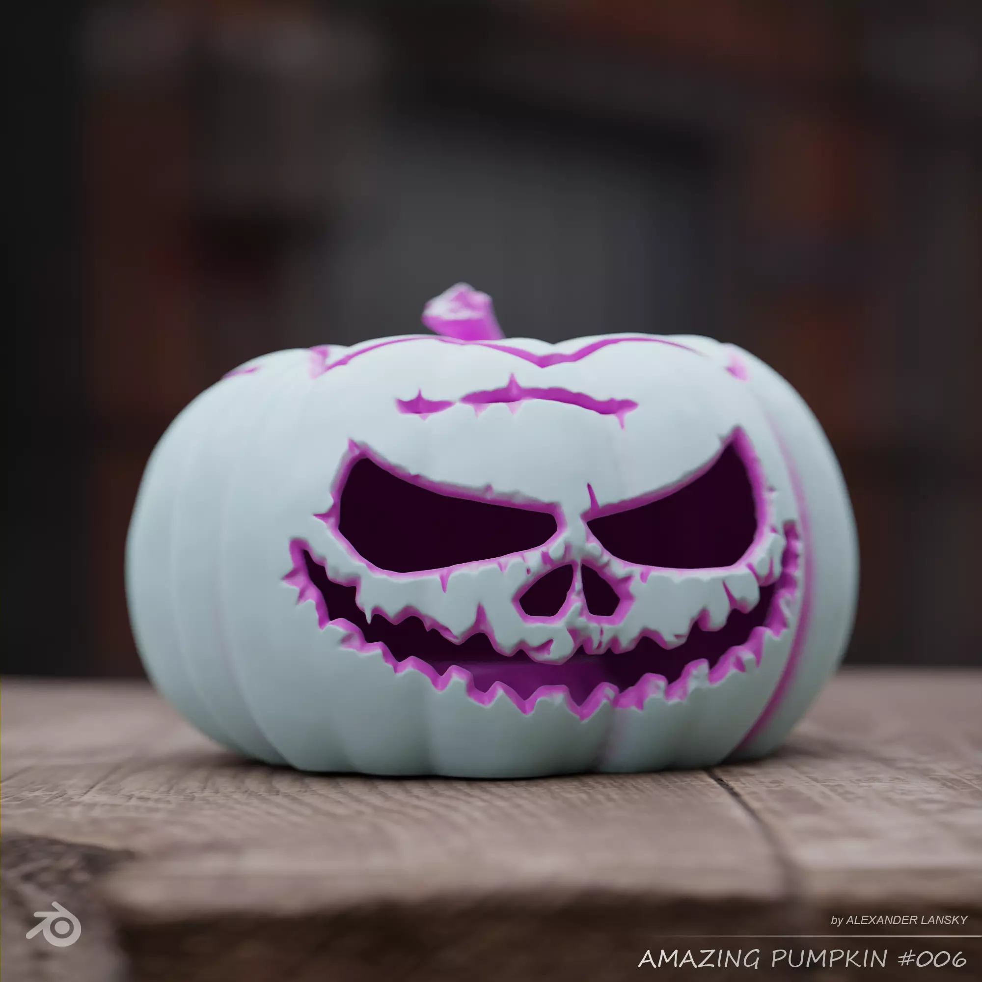 Amazing Pumpkin 006 3D print model_0