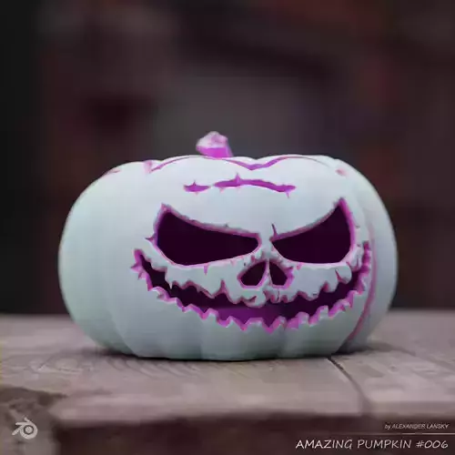 Amazing Pumpkin 006 3D print model