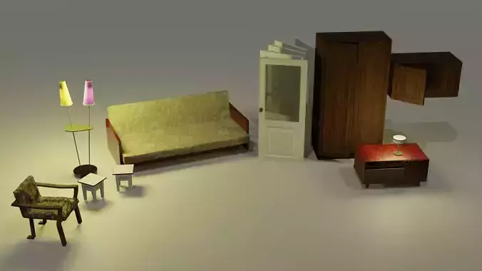 Soviet Furniture Set Pack