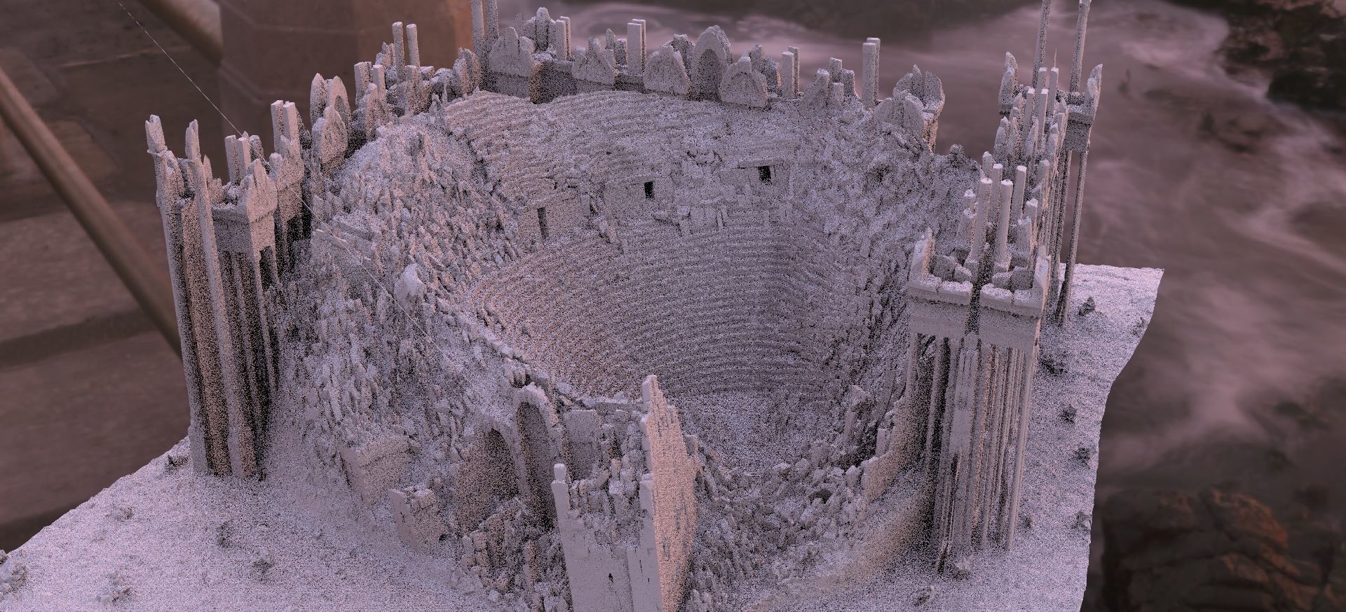 Greek Arena large fantasy version 3D model 3D model_1