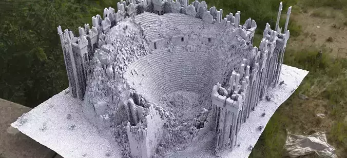 Greek Arena large fantasy version 3D model 3D model