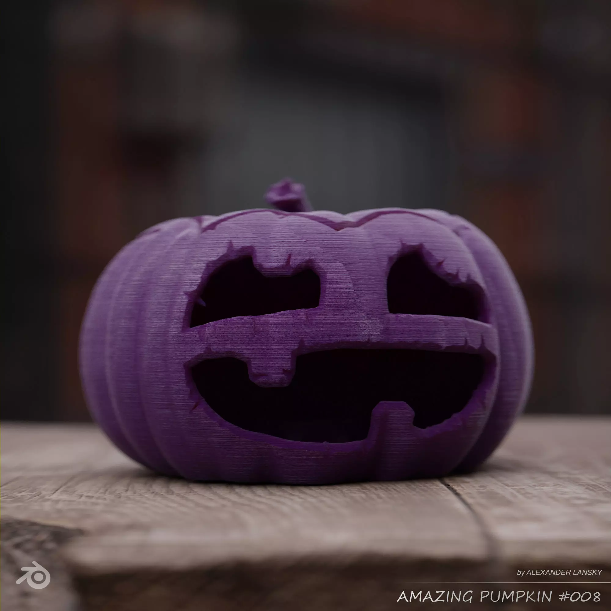 Amazing Pumpkin 008 3D print model_0