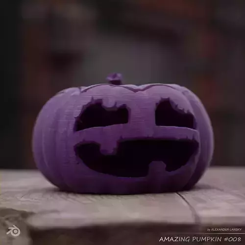 Amazing Pumpkin 008 3D print model