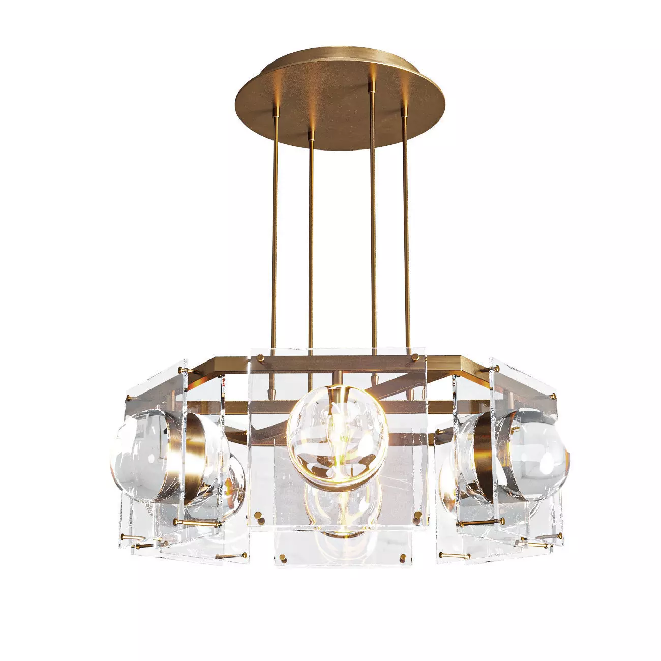 Chandelier Rochillon by Romatti 3D model