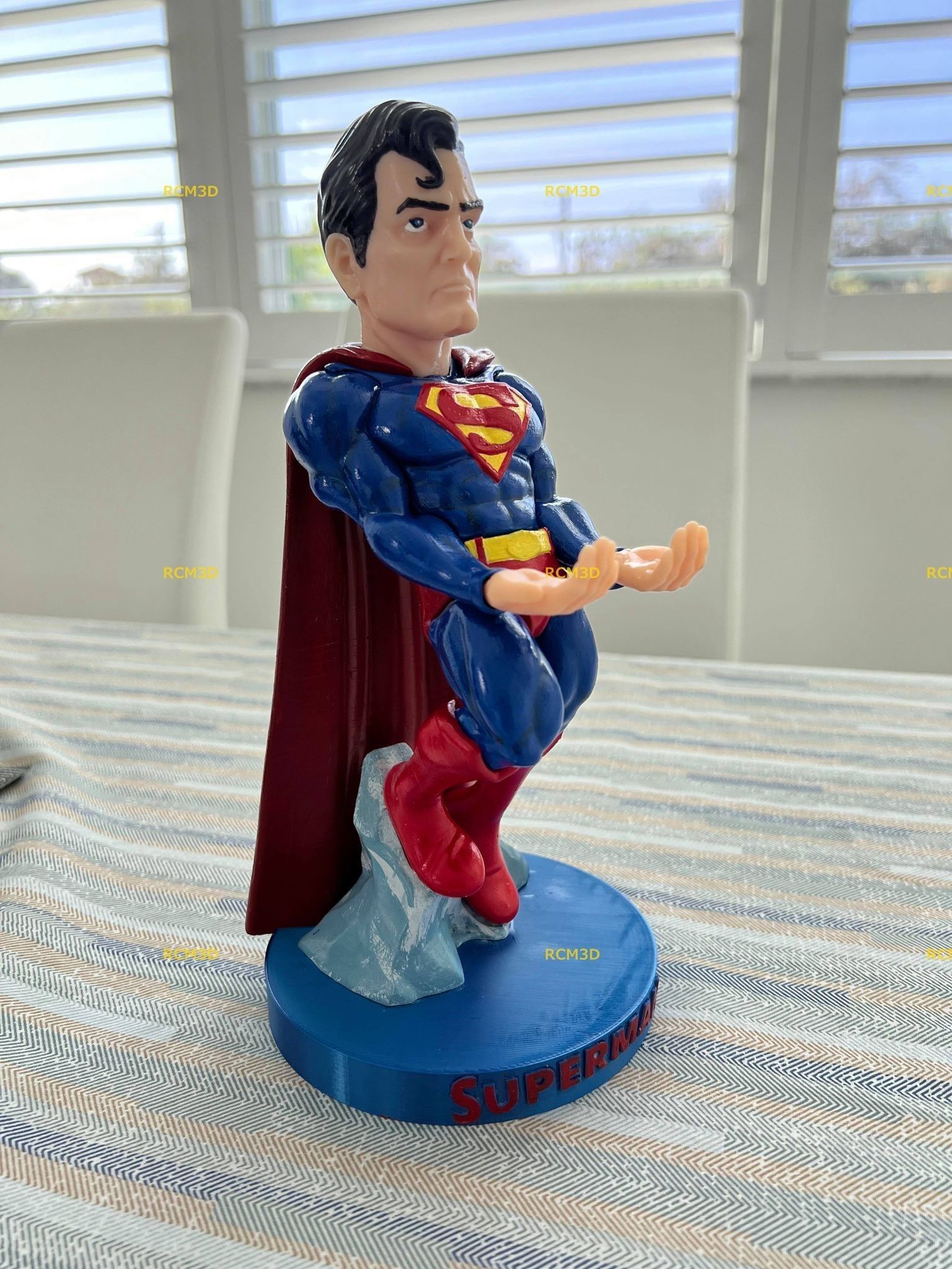 Superman Joystick holder 3D print model_3