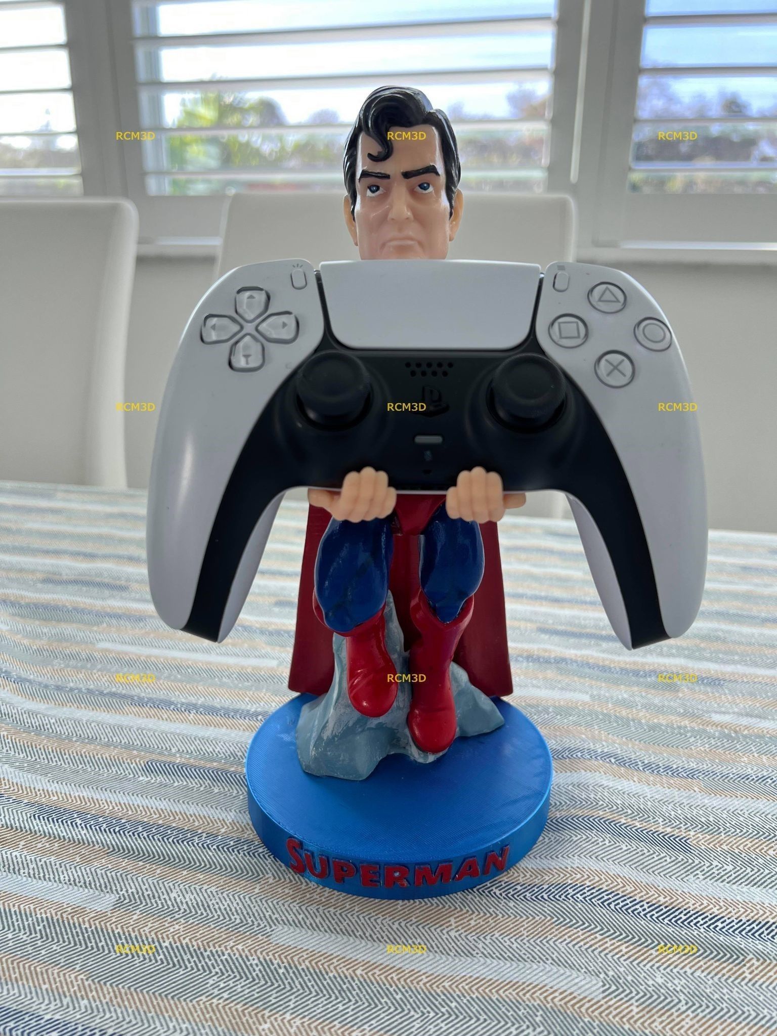 Superman Joystick holder 3D print model_2