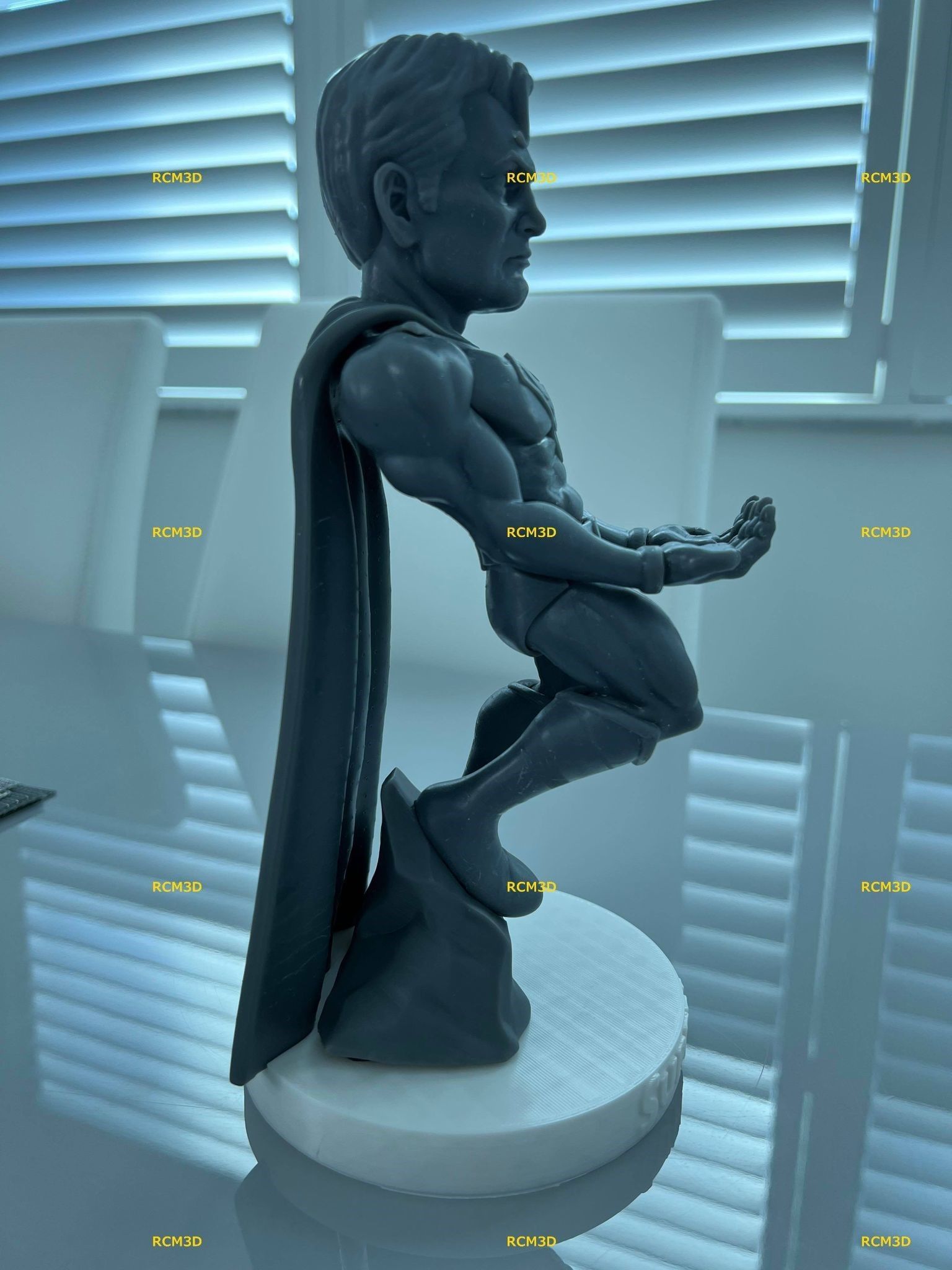 Superman Joystick holder 3D print model_6