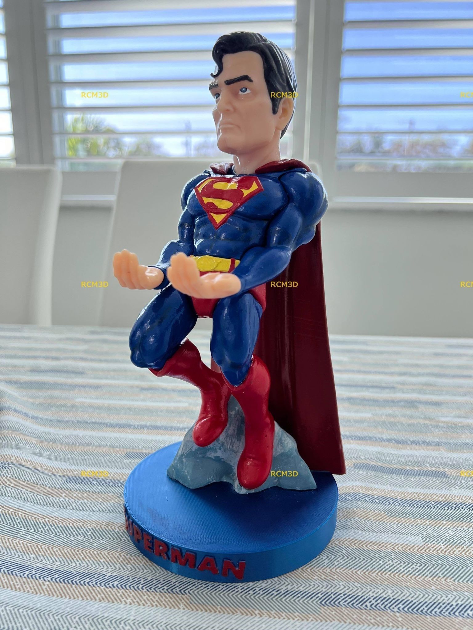 Superman Joystick holder 3D print model_1