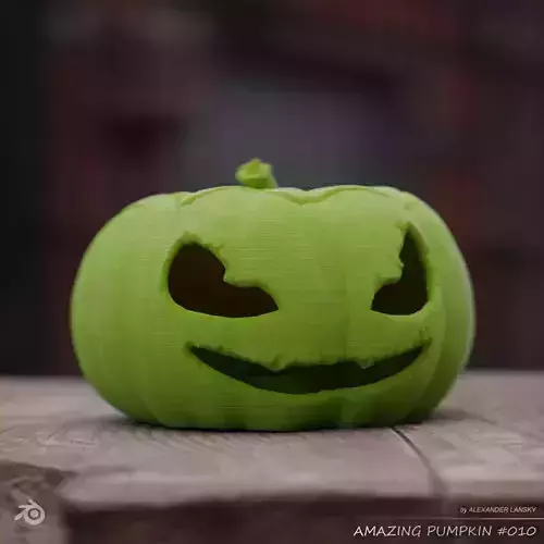 Amazing Pumpkin 010 3D print model