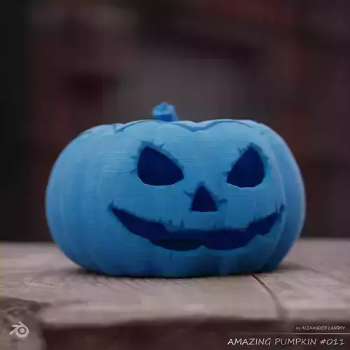 Amazing Pumpkin 011 3D print model