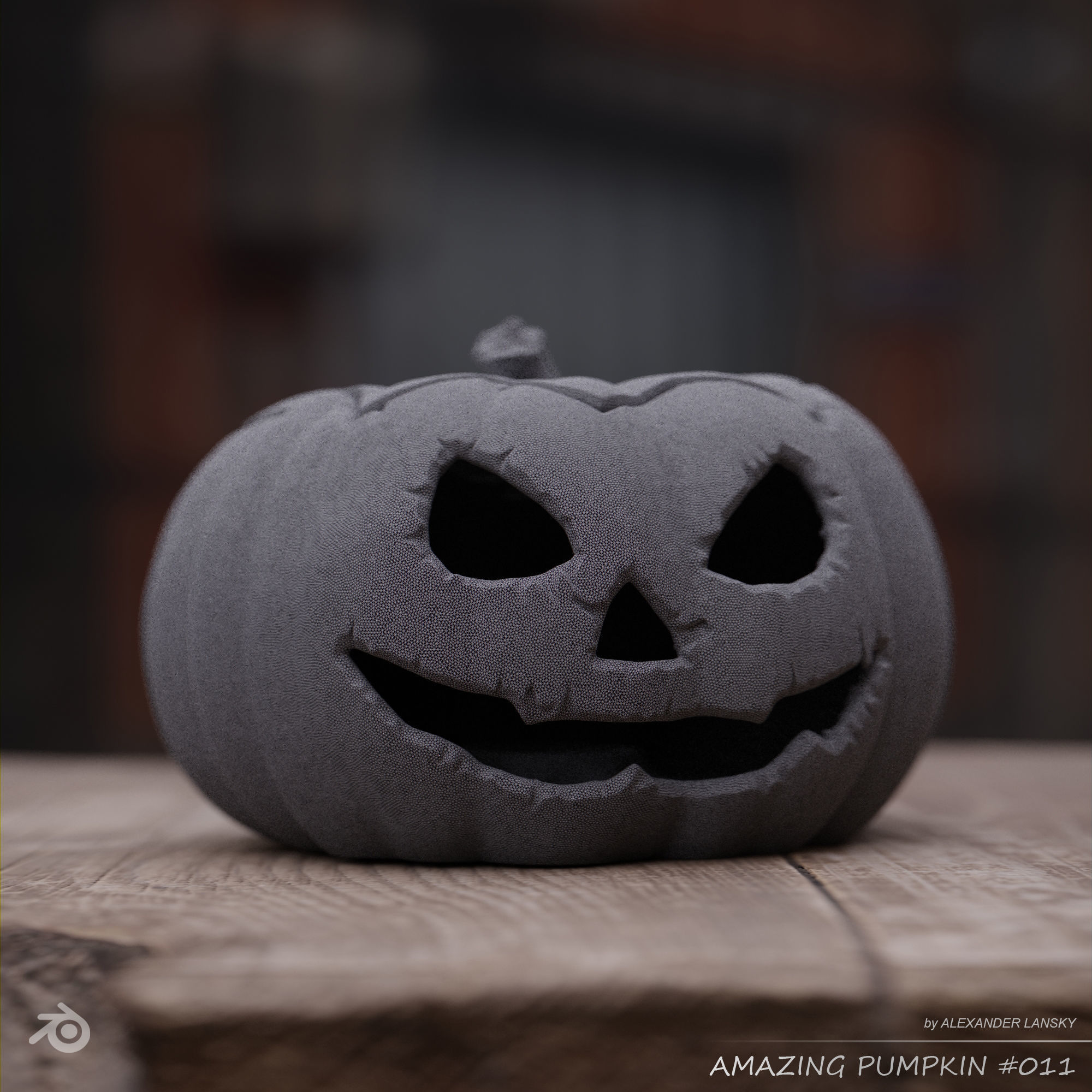 Amazing Pumpkin 011 3D print model_1