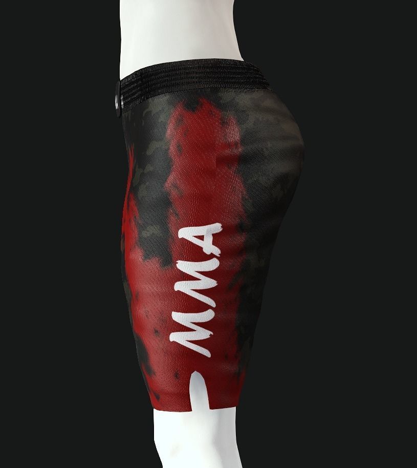 MMA Trunks-01 Low-poly 3D model_2