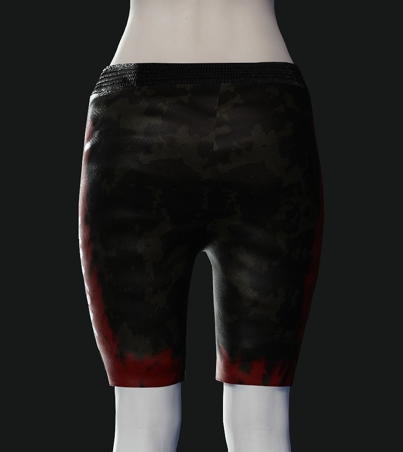 MMA Trunks-01 Low-poly 3D model_3