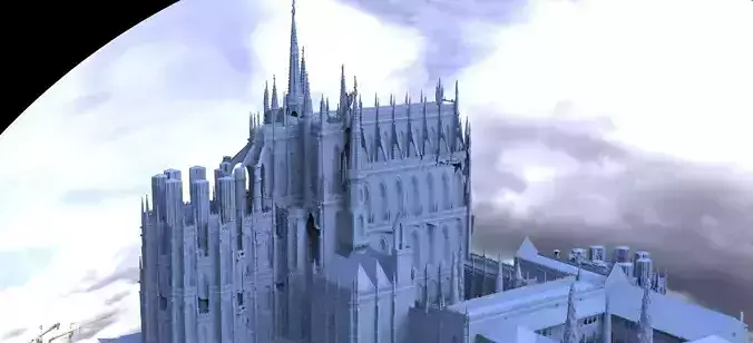 Bloodborne inspired Cathedral 2 3D model 3D model