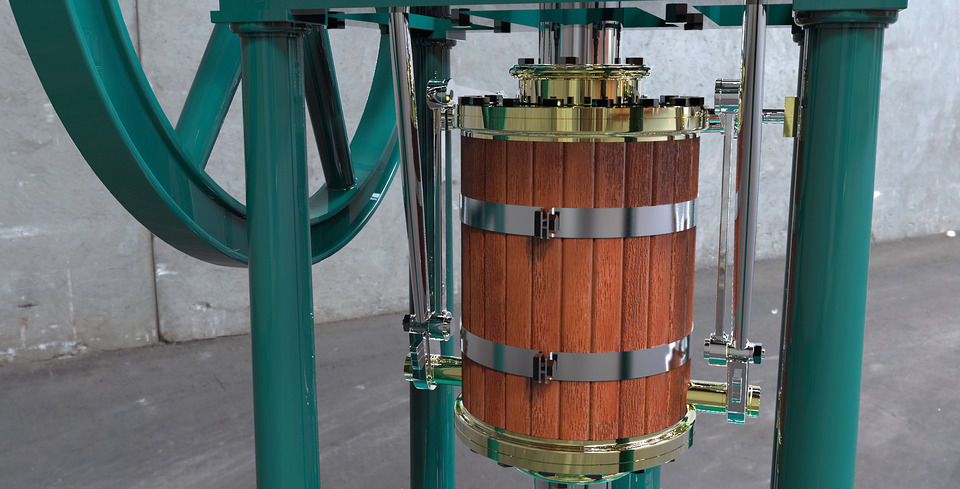 Bodmers siliding cylinder engine Free 3D model_1