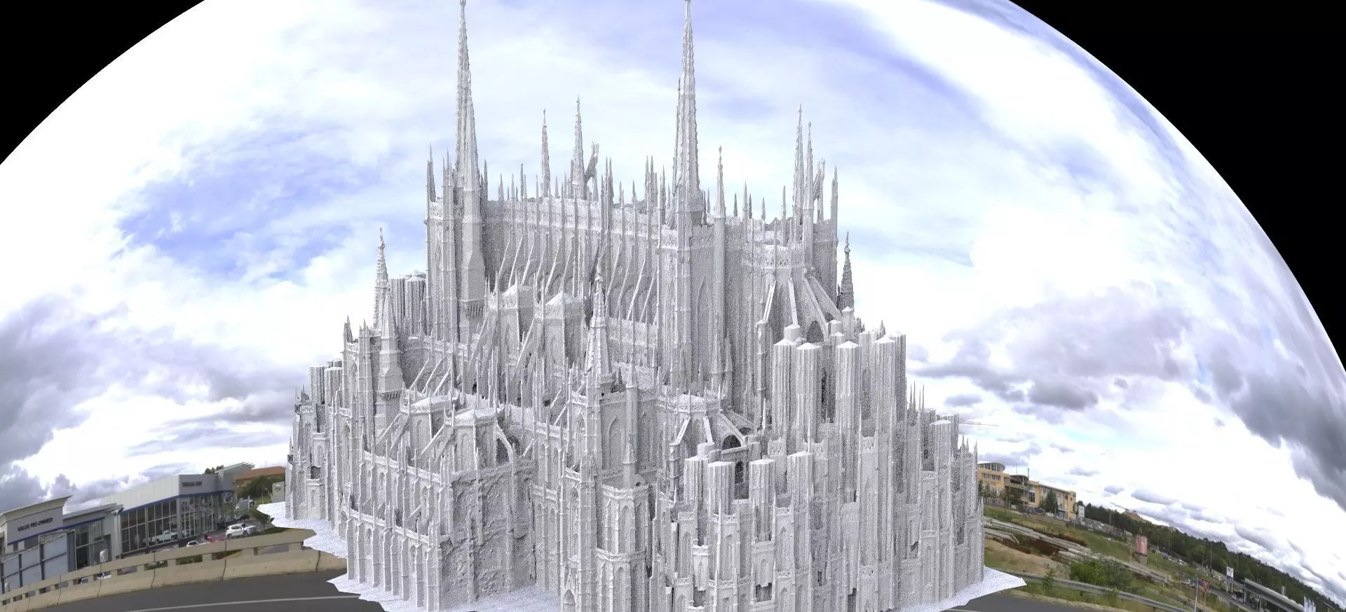 Bloodborne inspired Cathedral 3 3D model_0