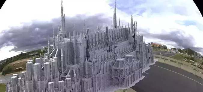 Bloodborne inspired Cathedral 4 3D model