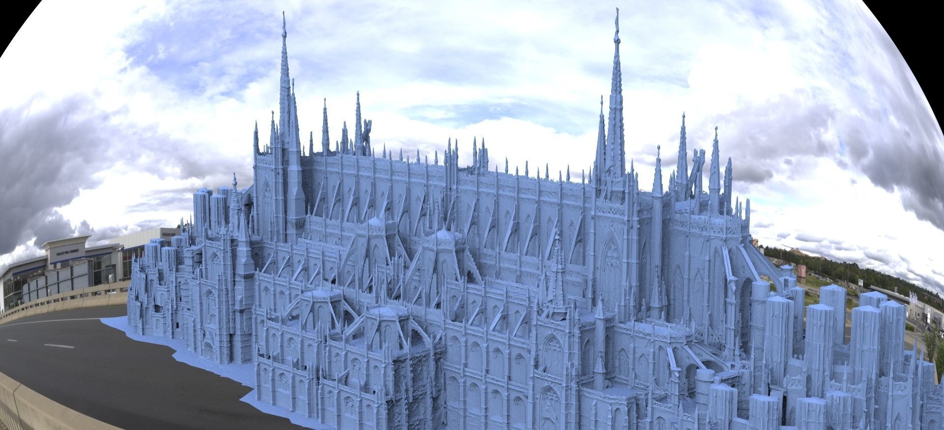 Bloodborne inspired Cathedral 4 3D model_1