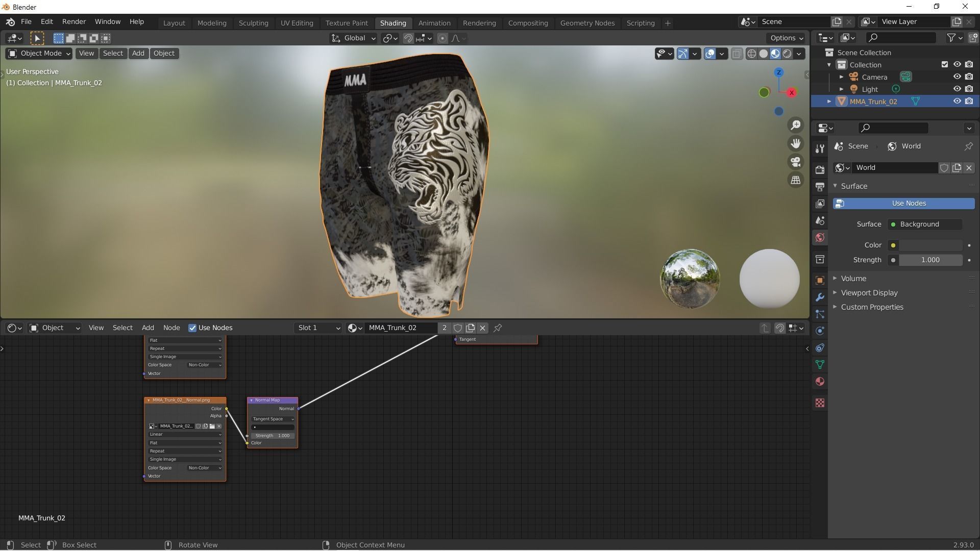 MMA Trunks-02 Low-poly 3D model_6