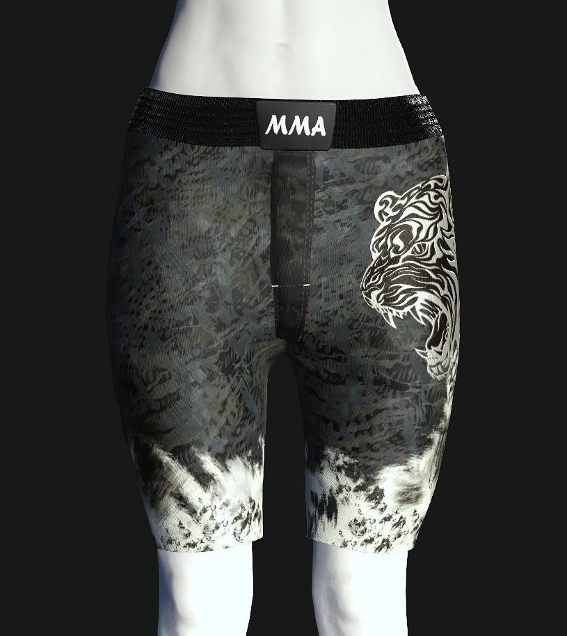 MMA Trunks-02 Low-poly 3D model_1