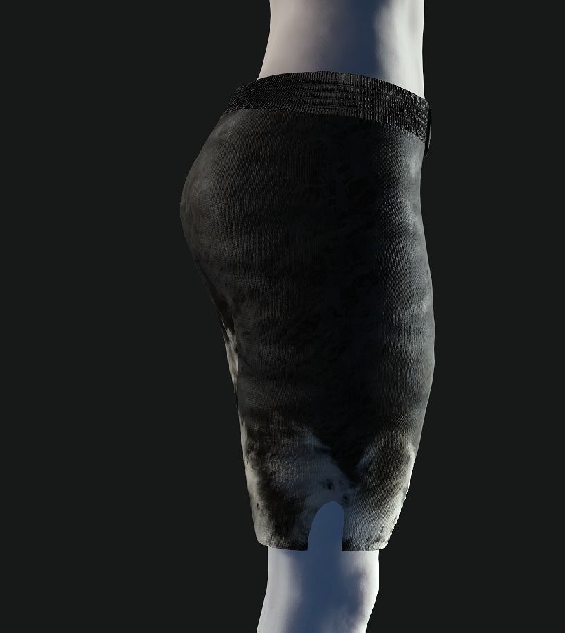 MMA Trunks-02 Low-poly 3D model_4