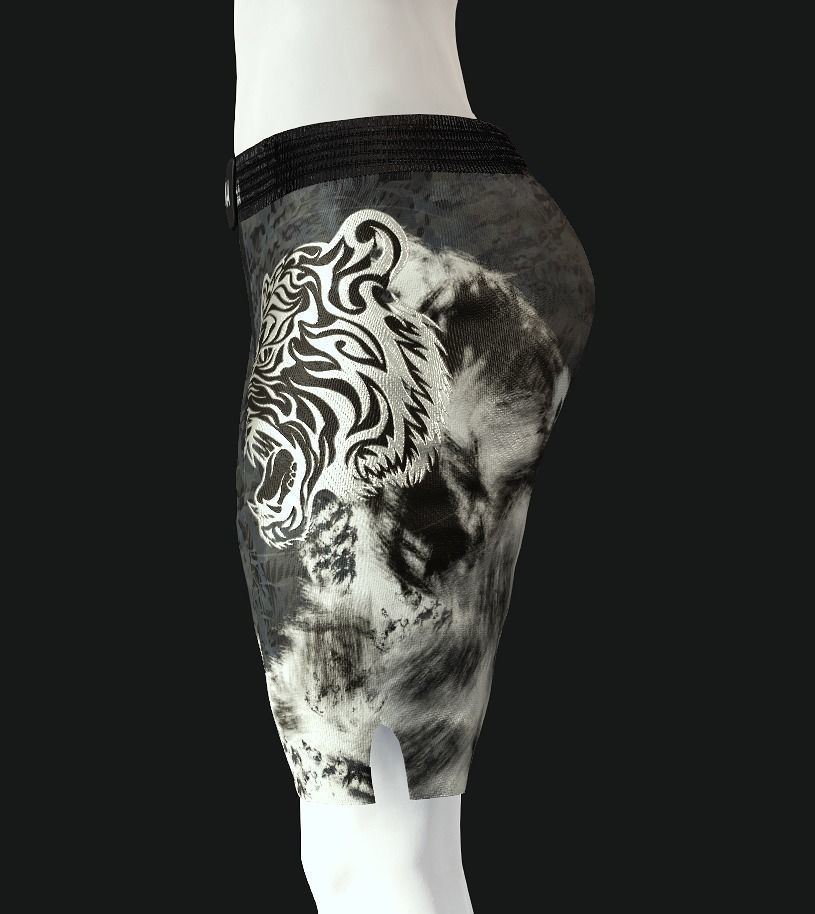 MMA Trunks-02 Low-poly 3D model_2