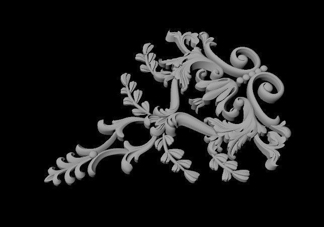 dekor ornament 3D model_1