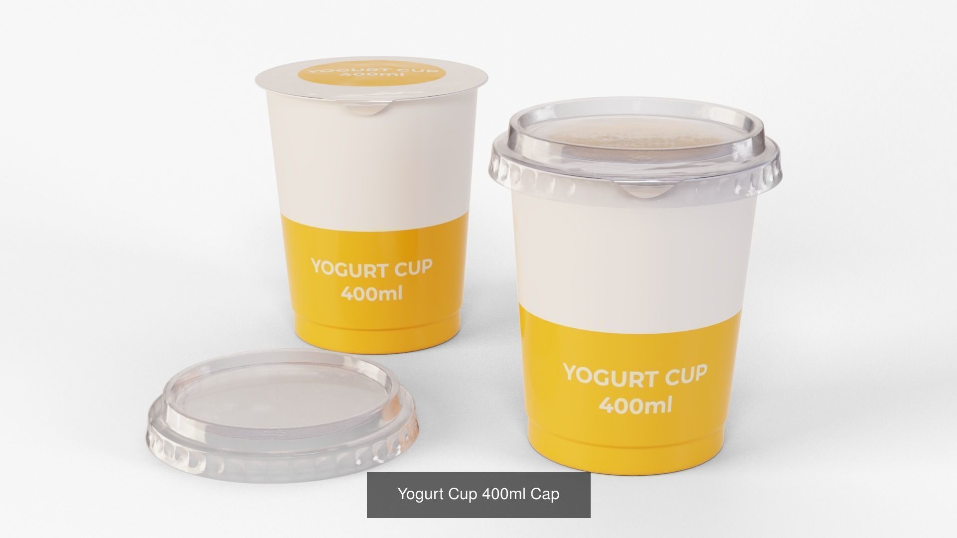 Yogurt Cups 3D Model Collection_19