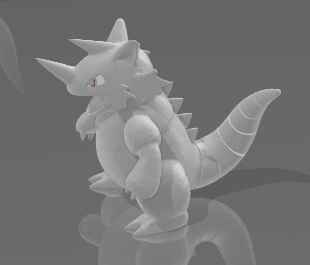 Pokemon Rhydon 3d model 10cm 3D print model_10