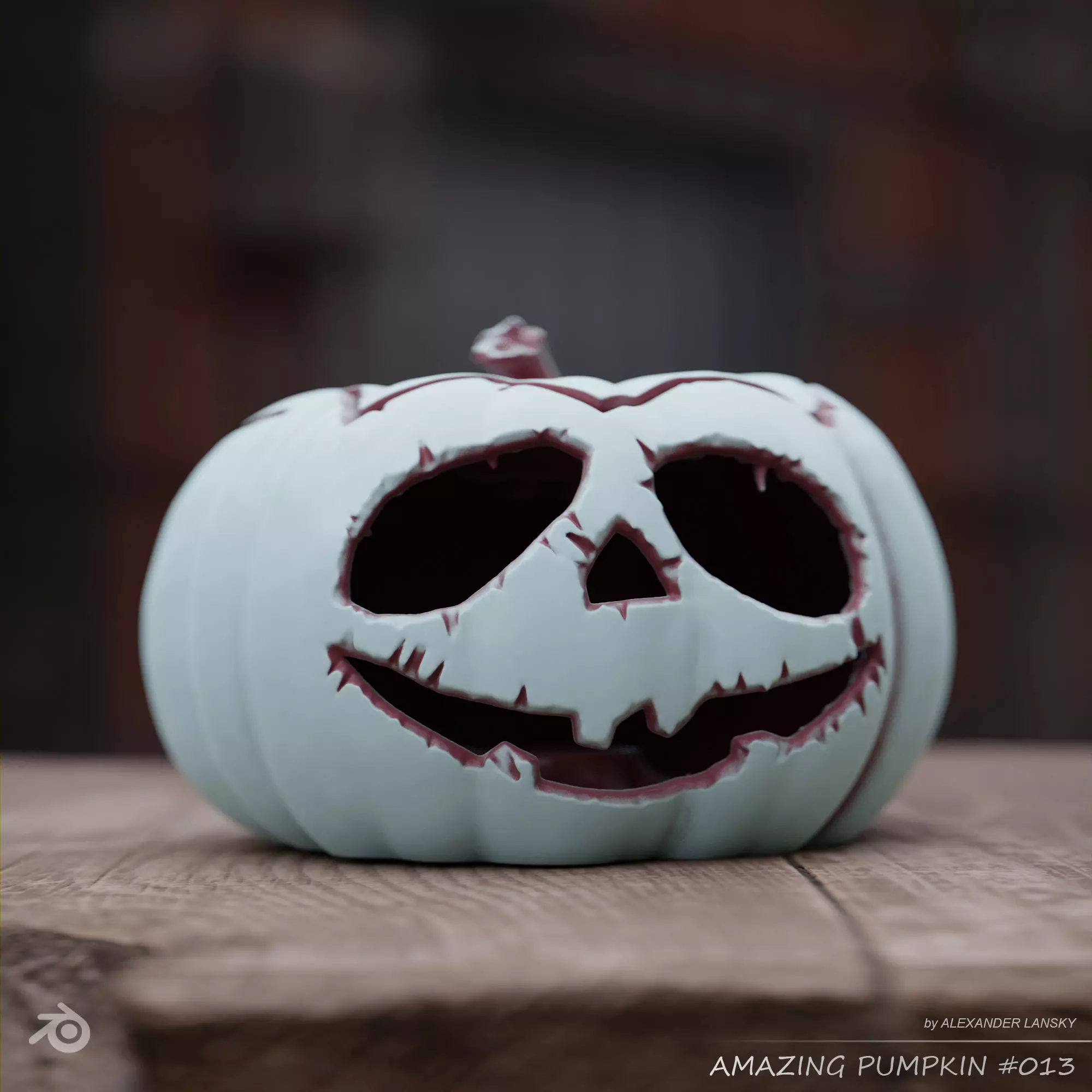 Amazing Pumpkin 013 3D print model_0